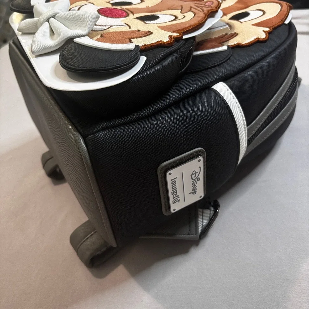 Loungefly Disney Chip and Dale Mini Backpack Tuxedo Clarice WDBK4526 New